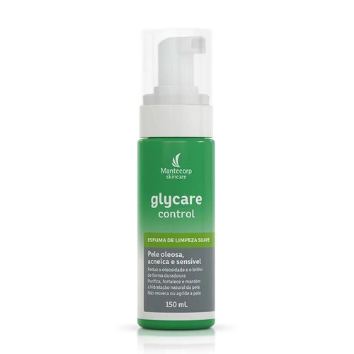 Espuma de Limpeza Suave Mantecorp Glycare Control 150ml