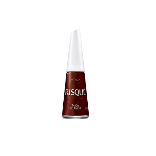 Esmalte Risqué Metálico Vermelho Maçã do Amor 8ml