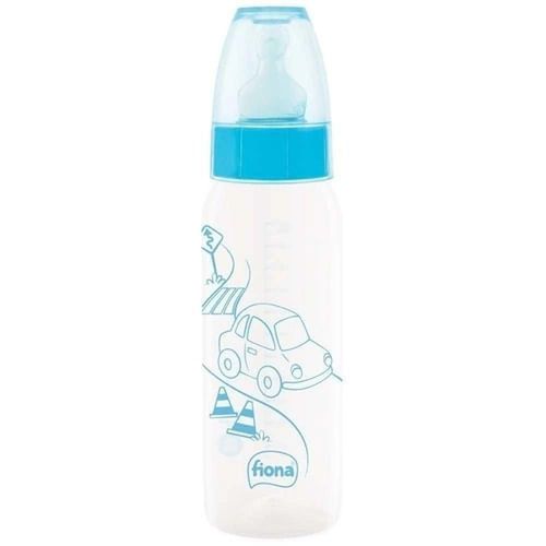 Mamadeira Fiona Clássica Silicone Azul 240ml