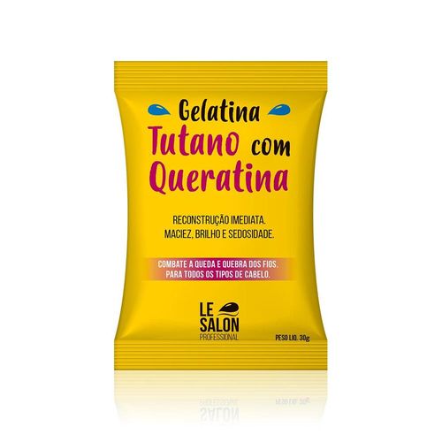 Le Salon Máscara Capilar de Reconstrução Gelatina Tutano com Queratina 30g