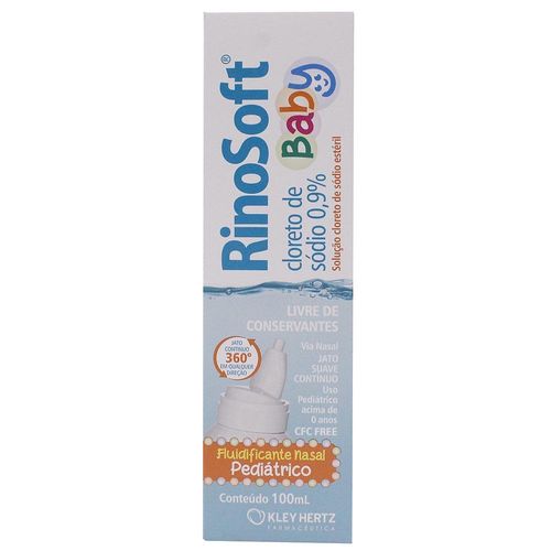 Rinosoft Baby 9mg/ml Solução Nasal Frasco 100ml