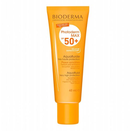 Protetor Solar Facial Photoderm Max Aquafluide sem Cor FPS 50+ Bioderma 40ml