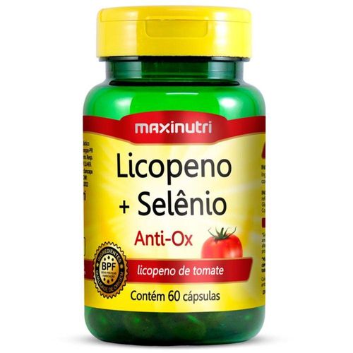 Licopeno + Selênio Maxinutri com 60 Cápsulas