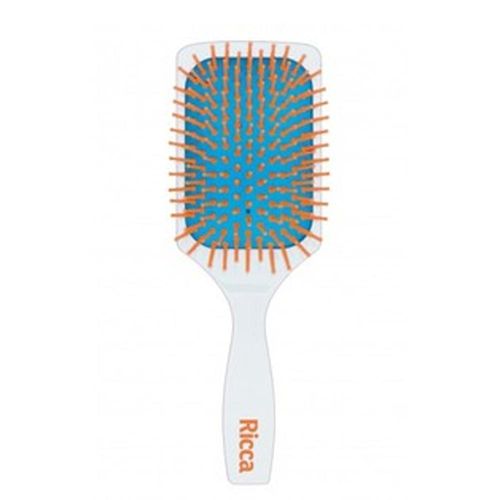 Escova para Cabelos Ricca White Racket com 1 Unidade