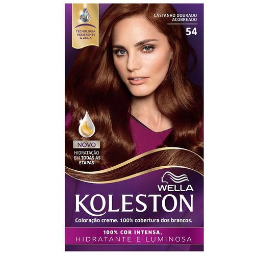 Tintura Permanente Koleston Nº 54 Castanho Dourado com 1 Unidade