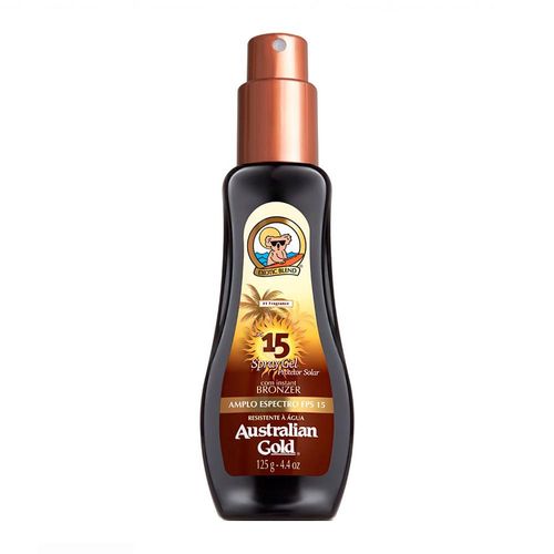 Bronzeador Australian Gold FPS 15 Instant Bronzer Spray Gel 125ml