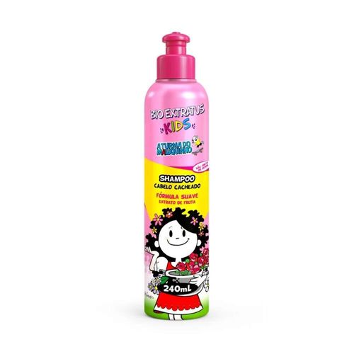 Shampoo Bio Extratus Kids Cabelos Cacheados Turma do Maluquinho 240ml