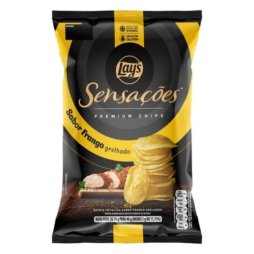 Batata Frita Lisa Lays Sensações Premium Frango Grelhado 40g