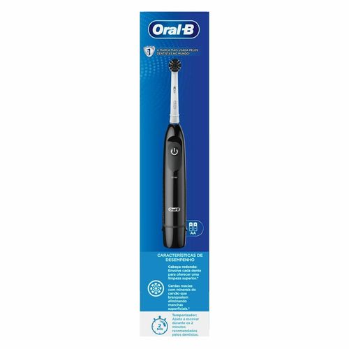 Escova Elétrica Oral-B Power Battery Carvão com 1 Unidade