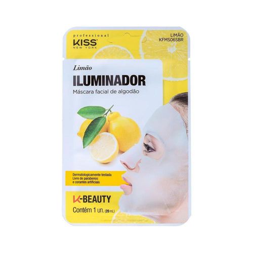 Máscara Facial Iluminadora Limão Kiss New York 20ml