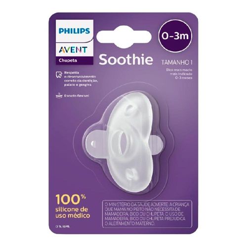 Chupeta Philips Avent Soothie Neutra 0-3 Meses com 1 Unidade