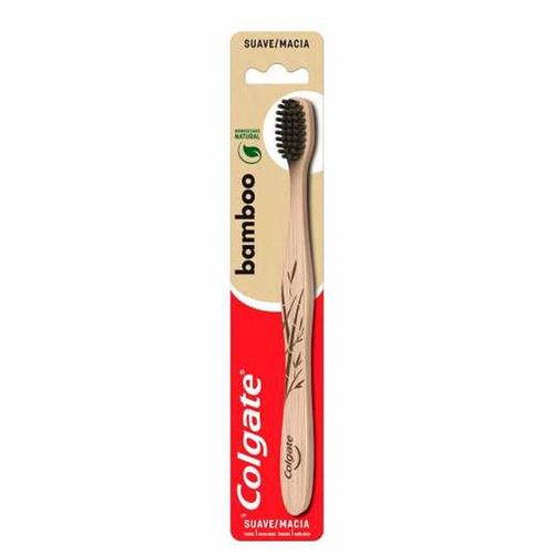 Escova Dental Sustentável Colgate Bamboo com 1 Unidade