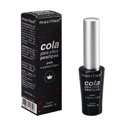Cola para Cílios Postiços Macrilan Cor Preta 7g