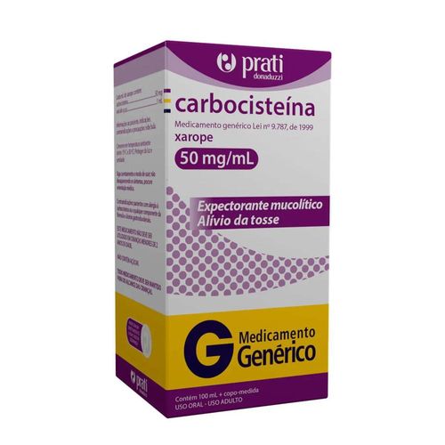 Carbocisteína 50mg/ml Prati-Donaduzzi Xarope 100ml
