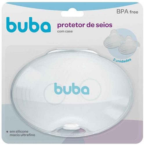Protetores para Seios de Silicone com Case Buba com 2 Unidades