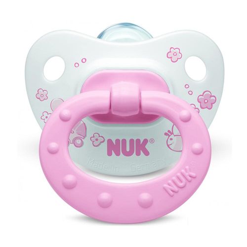 Chupeta Decorada Ortodôntica Tamanho Nº 2 Cor Rosa Nuk Rose&Blue com 1 Unidade