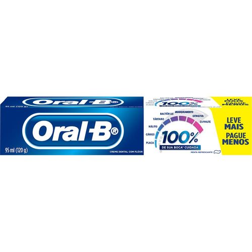 Creme Dental 100% Oral-B 120g