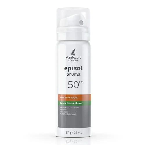 Protetor Solar Facial Episol Spray Bruma FPS 50 75ml