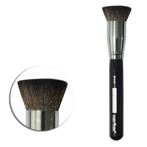 Pincel para Maquiagem Profissional Kabuki Reto Macrilan B115 com 1 Unidade