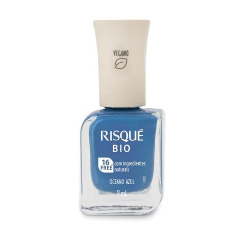 Esmalte Risqué Bio Oceano Azul Vegano 9ml