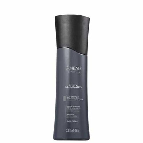 Condicionador Amend Black Illuminated Realce da Cor Preto 250ml