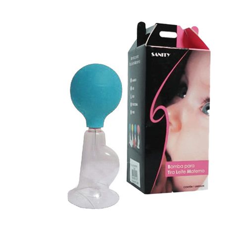 Tira-Leite Materno Sanity Azul com 1 Unidade