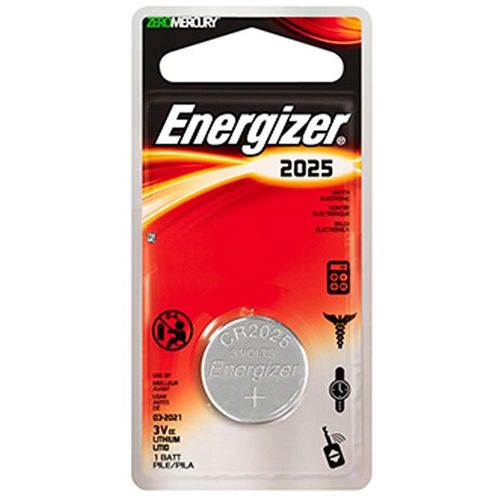 Bateria de Lithium Energizer 3V Nº CR2025 com 1 Unidade