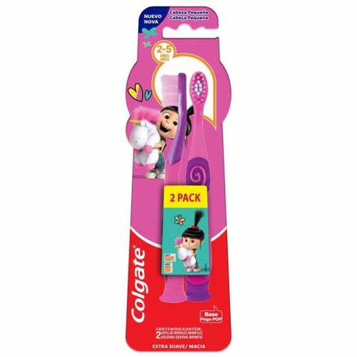 Escova Dental Smiles Infantil Agnes e Fluffy Colgate com 2 Unidades