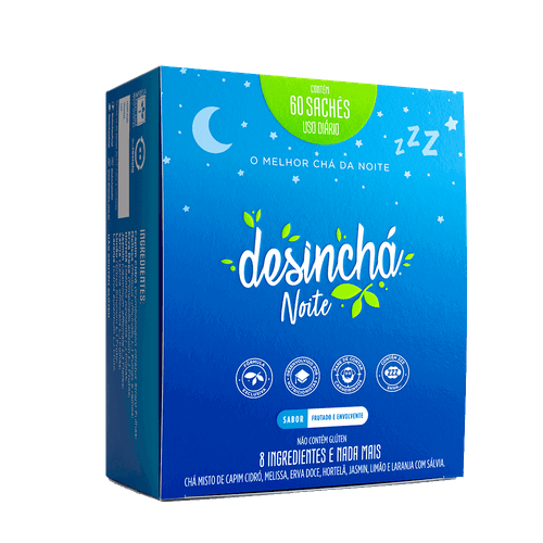 Desinchá Noite com 60 Sachês