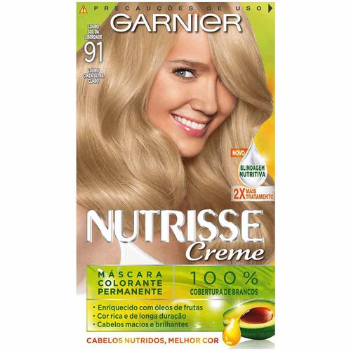Coloração 91 Louro Cinza Ultra Claro Garnier com 1 Unidade
