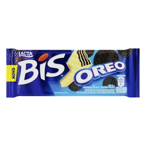 Wafers com Chocolate Bis Oreo Lacta 100.8g