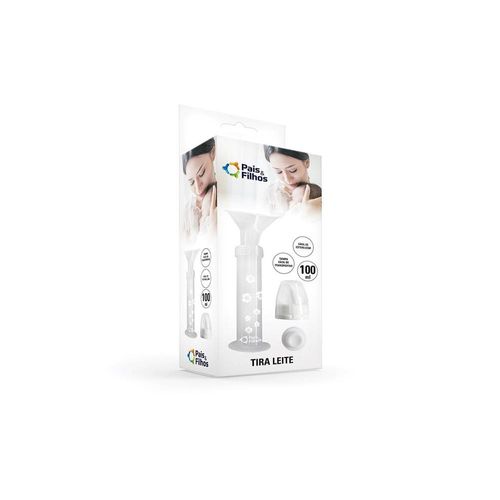 Bombinha Tira Leite de Silicone Pais e Filhos com 1 Unidade