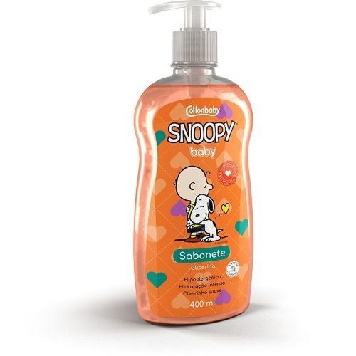 Sabonete Líquido Cottonbaby Snoopy 400ml