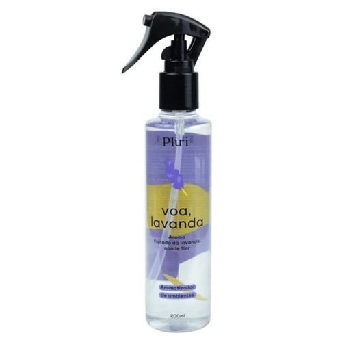 Pluri Spray Aromatizador Ambientes Voa Lavanda 200ml