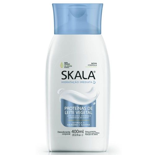 Hidratante e Desodorante Corporal Skala Proteínas de Leite Vegetal 400ml
