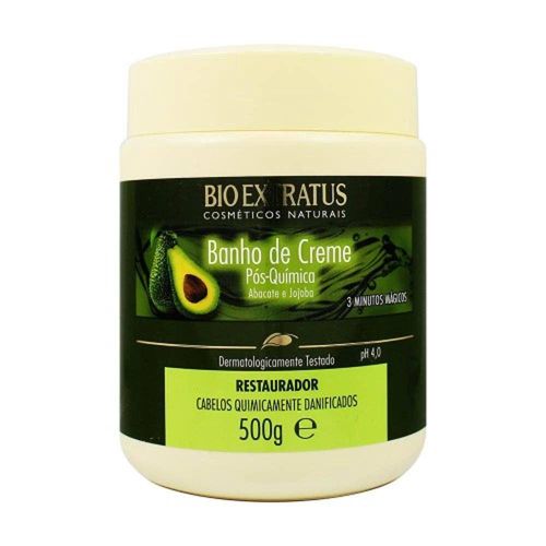 Banho de Creme Abacate e Jojoba Bio Extratus 500g