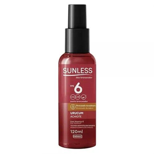Óleo Bronzeador Urucum Sunless 120ml