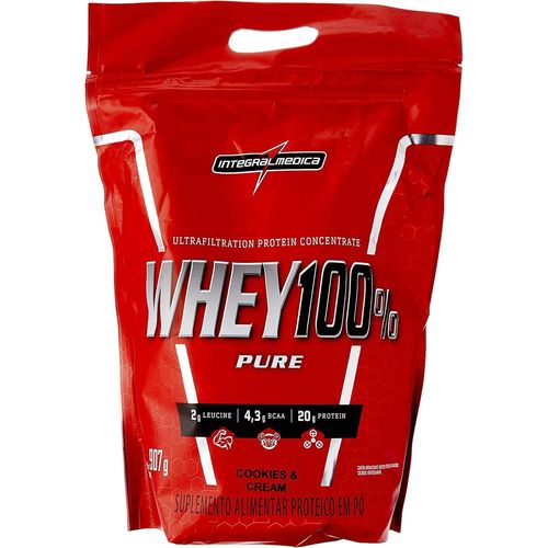 Refil Whey 100% Pure Integralmédica 907g