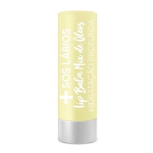 Top Beauty Bálsamo Labial Bastão S.O.S Lábios Mix de Oleos 3.5g