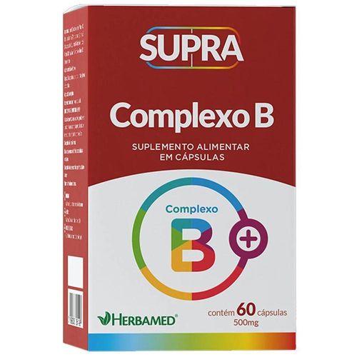 Supra Complexo B 500mg Herbamed com 60 Cápsulas