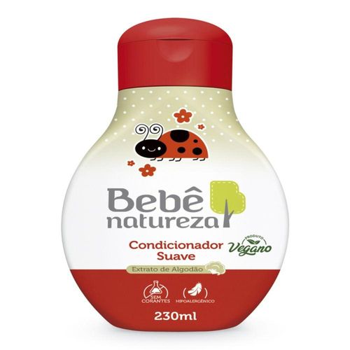Condicionador Bebê Natureza Suave Vegano Extrato de Algodão 230ml