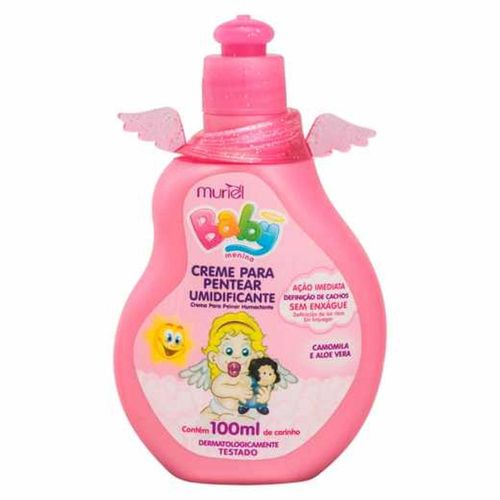 Creme de Pentear Infantil Muriel Baby Menina 100ml