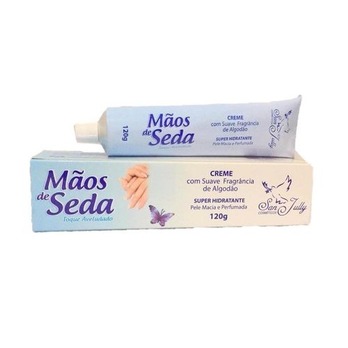 Maos de Seda Creme Super Hidratante Mãos Algodão 120g