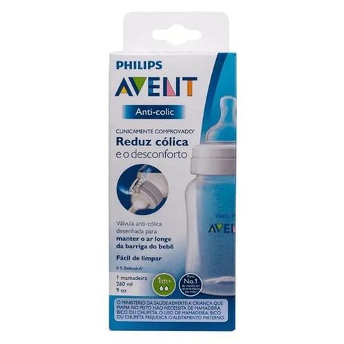 Mamadeira Avent Philips Anti-Colic 1 Meses+ 260ml