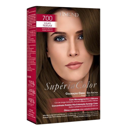 Tonalizante Amend Supéria Color N° 700 Louro Natural com 1 Unidade