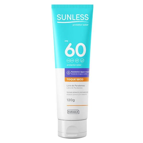 Protetor Solar FPS 60 Sunless 120g