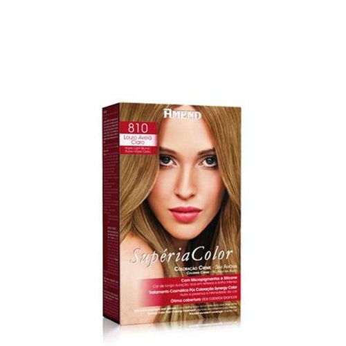 Coloração Amend Supéria Color N° 810 Louro Avela Claro com 1 Unidade