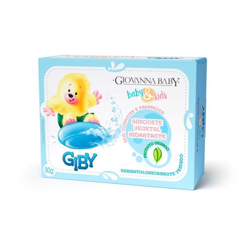 Sabonete Vegetal Giovanna Baby Giby Barra 90g