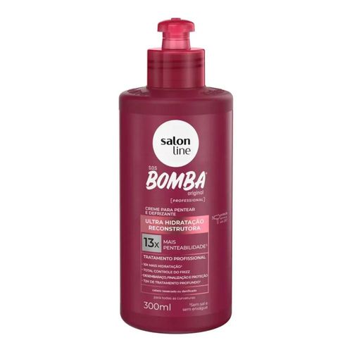 Creme para Pentear Salon Line Bomba Ultra-Hidratação Reconstrutora 300ml