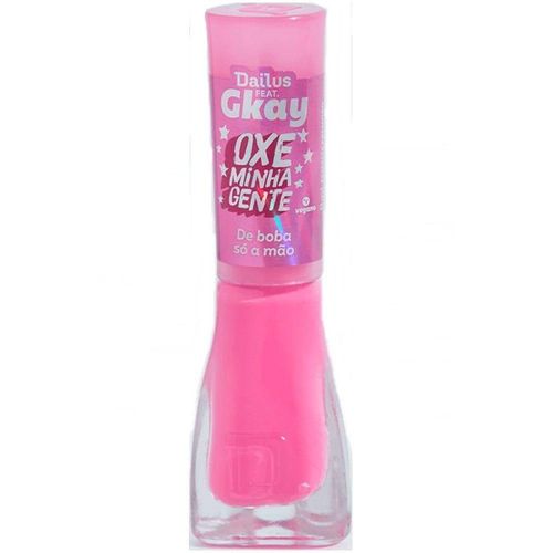 Dailus Esmalte Líquido Cremoso Gkay Colecao Oxe Minha Gente de Boba So a Mão 8ml